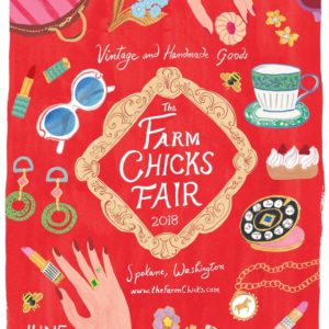 The 2018 Farm Chicks Fair Poster