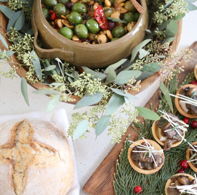 Pretty Holiday Food Serving Ideas