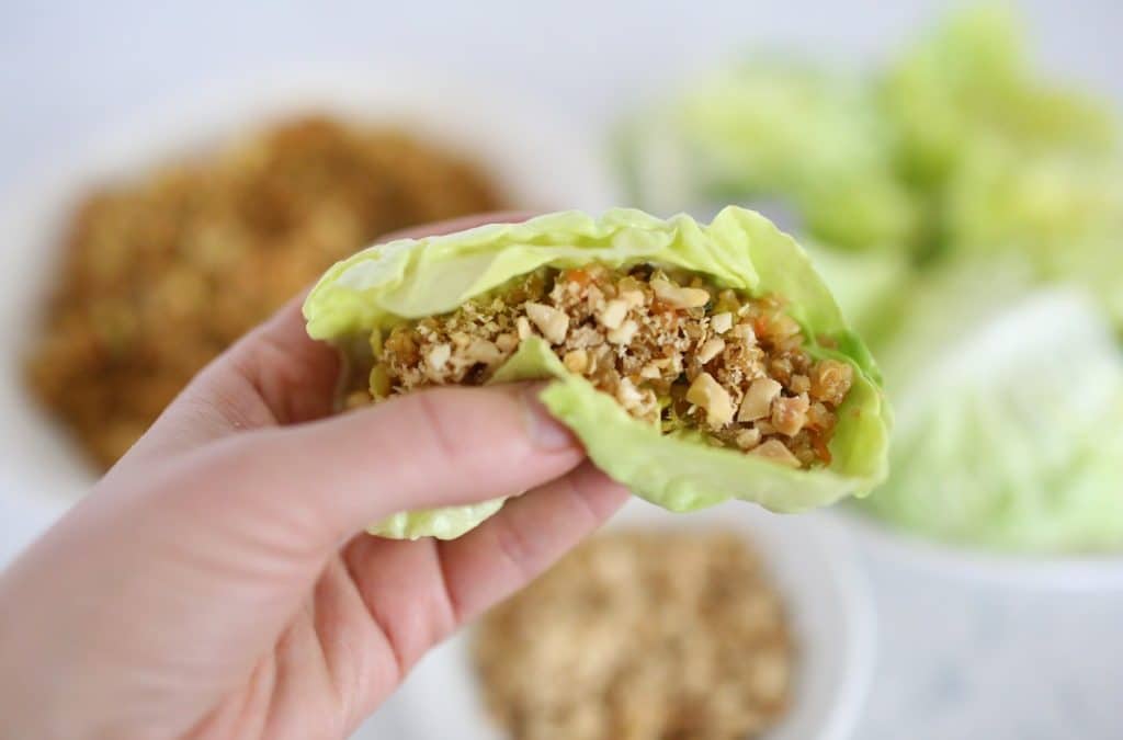 Asian Quinoa Lettuce Wraps Recipe