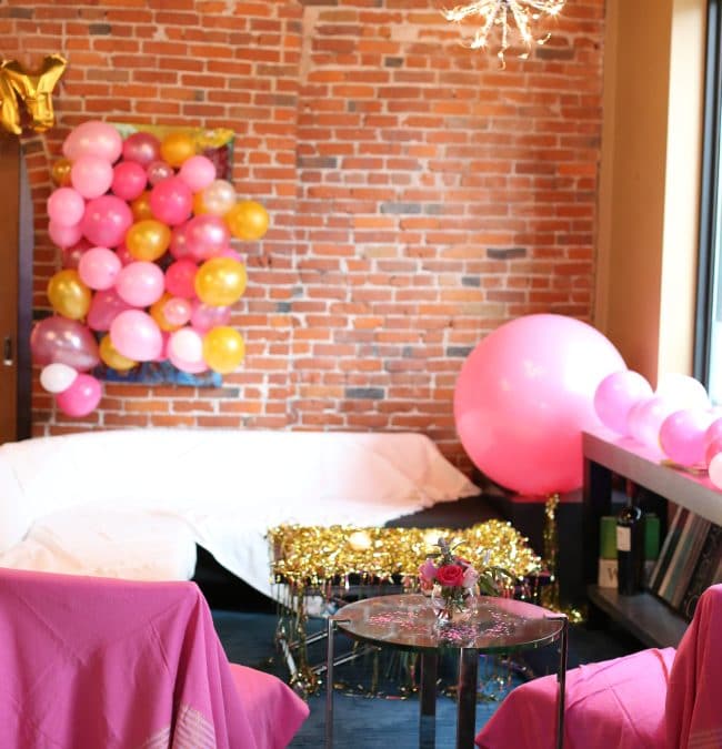 Decorating for a Party in an Event Center