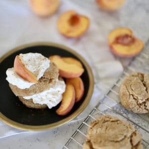 Spiced Peach Shortcakes Recipe
