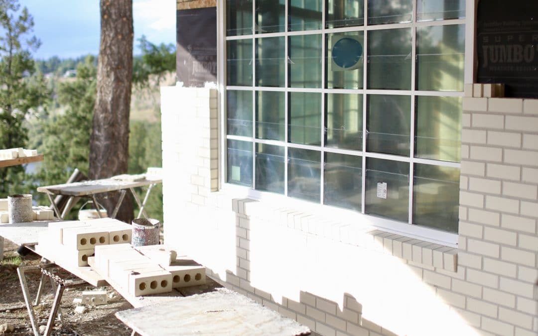 House Update – Brick and Angle Iron
