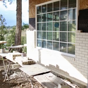 House Update – Brick and Angle Iron