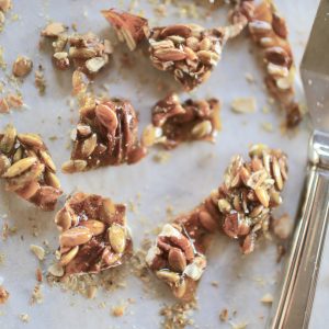 Pumpkin Seed/Pecan Brittle