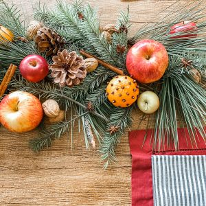 Natural Holiday Tablescape