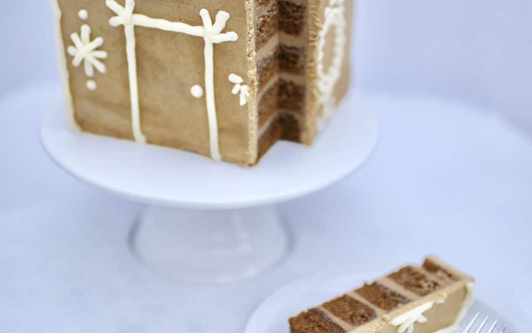 Gingerbread House Cake