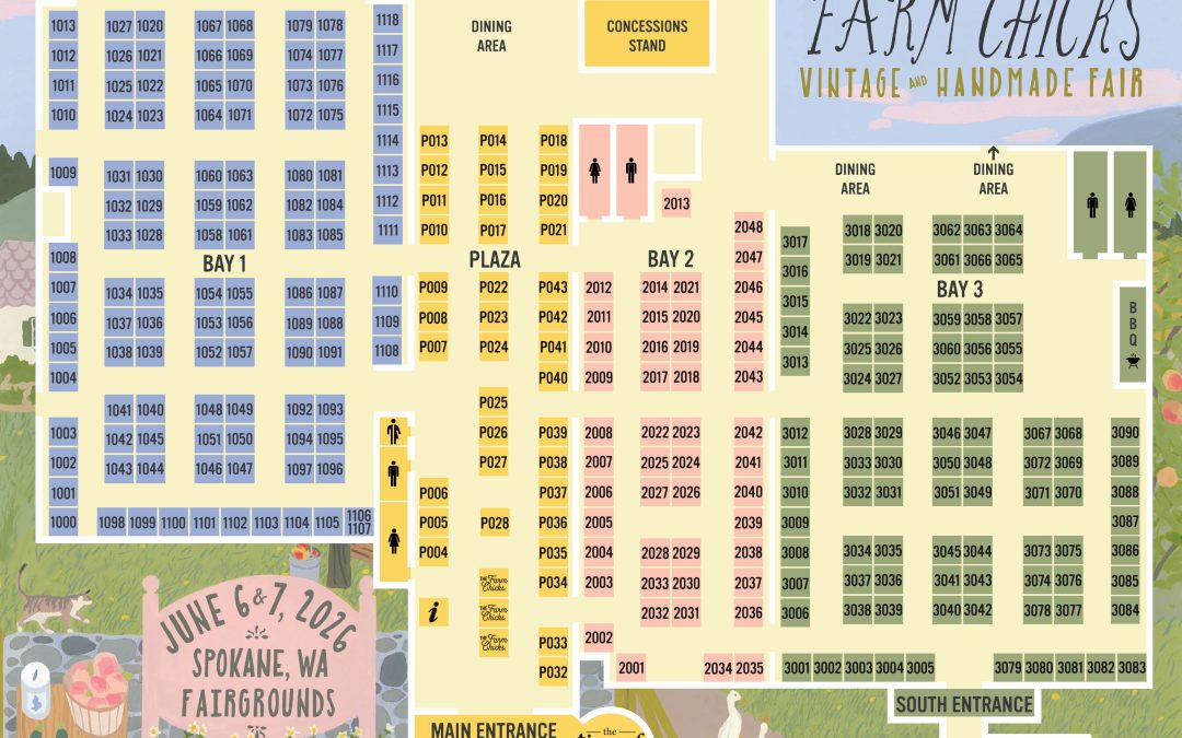 The Farm Chicks Fair 2026 Map